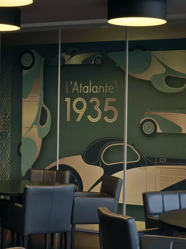 Fresque « L'Atalante 1935 » dans la salle de L'Atalante